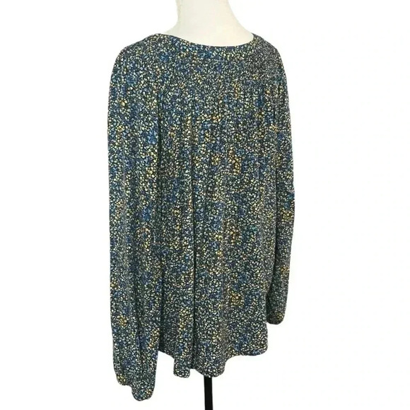 Croft and Barrow size XL floral pullover blouse EUC - Picture 2 of 10